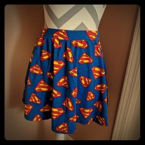 Superman mini skirt